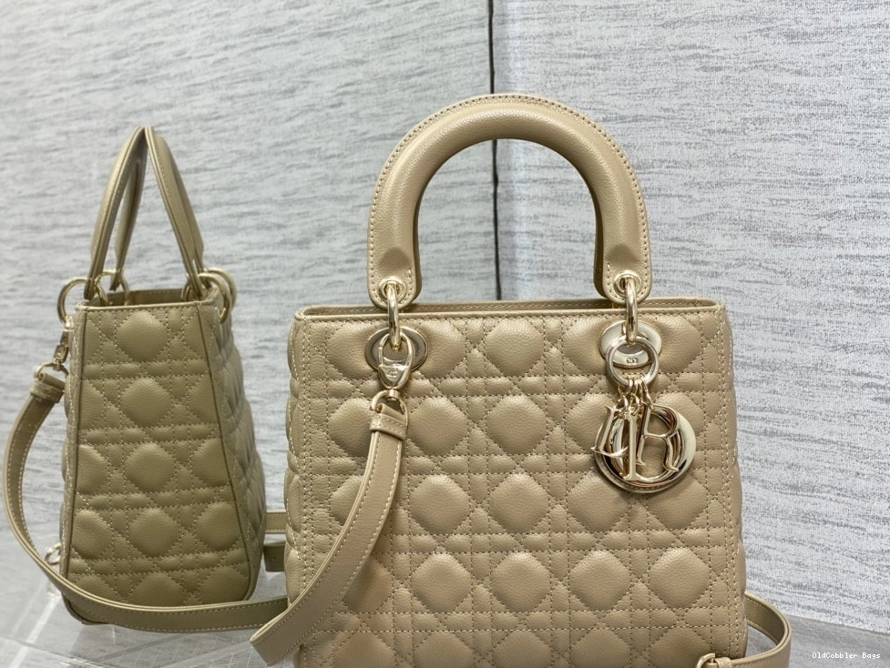 OldCobbler Bags Lady large Diro Calfskin-24cm Gold 0716